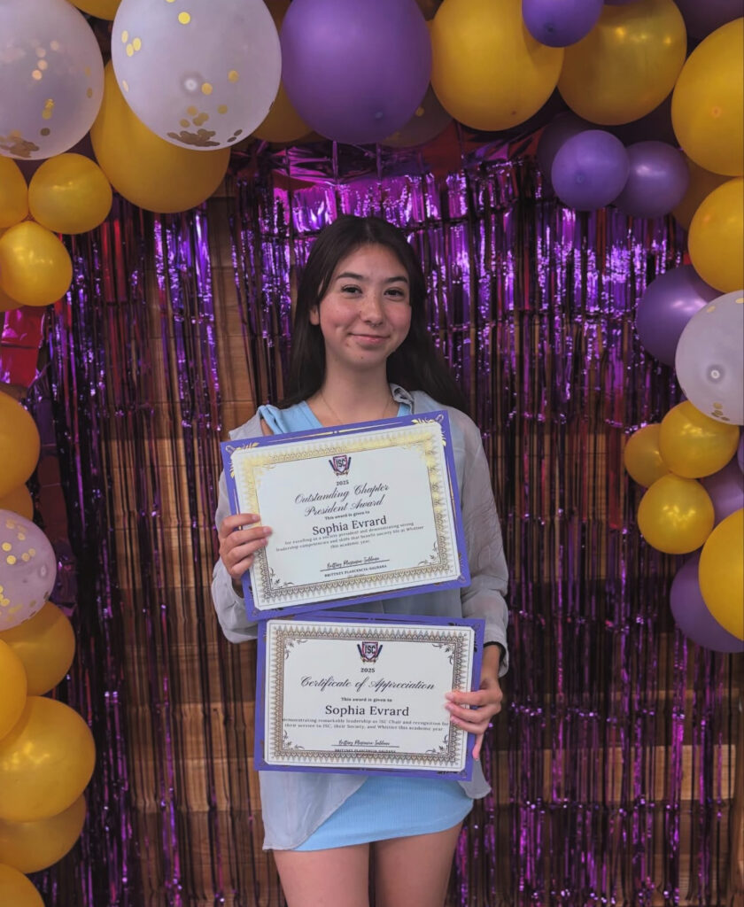 Recognition for my efforts in supporting the Inter-Society Council.